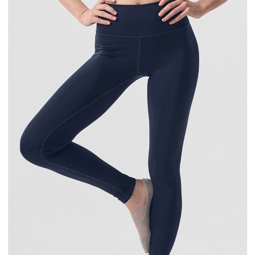 Women's Alo Airlift Navy Full Length High-Waisted Leggings